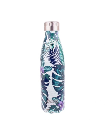Oasis Stainless Steel Double Wall Insulated Drink Bottle 500ml - Tropical Paradise
