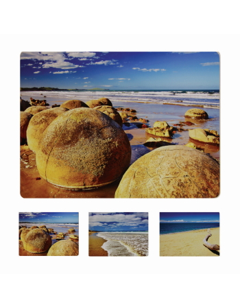 Wilkie Set Of 6 Placemats - Beach/Coast