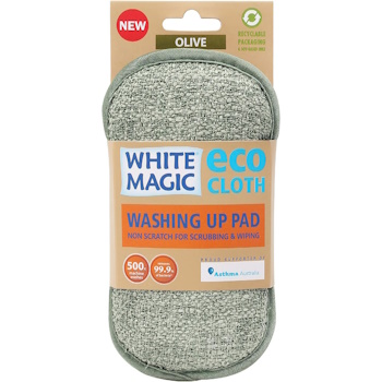 White Magic Washing Up Pad - Olive