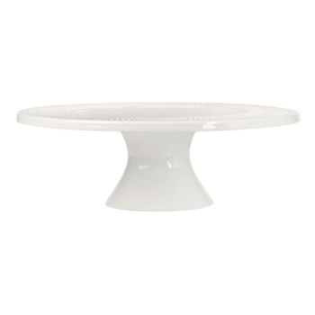 Maxwell & Williams White Basics Diamonds Footed Cake Stand 25cm Gift Boxed