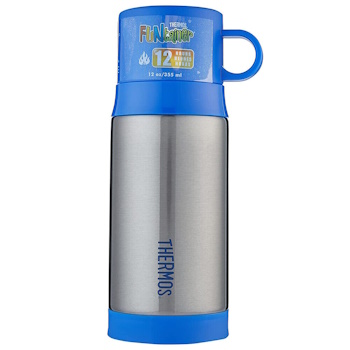Thermos Funtainer Vacuum Insulated Warm Drink Bottle 355ml - Blue