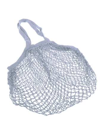 Sachi Cotton String Bag Long Handle - Sky Blue