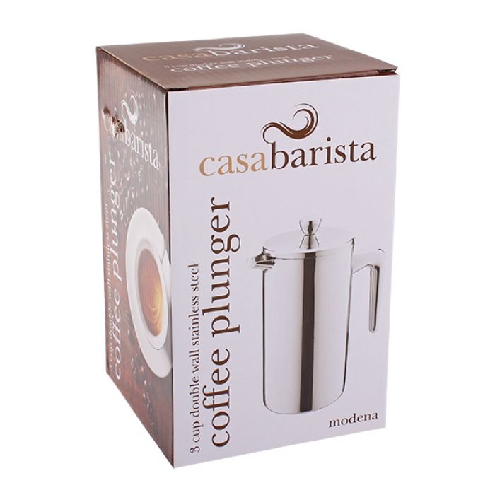 Casabarista Modena Stainless Steel Double Wall Coffee Plunger 3cup-350ml-4