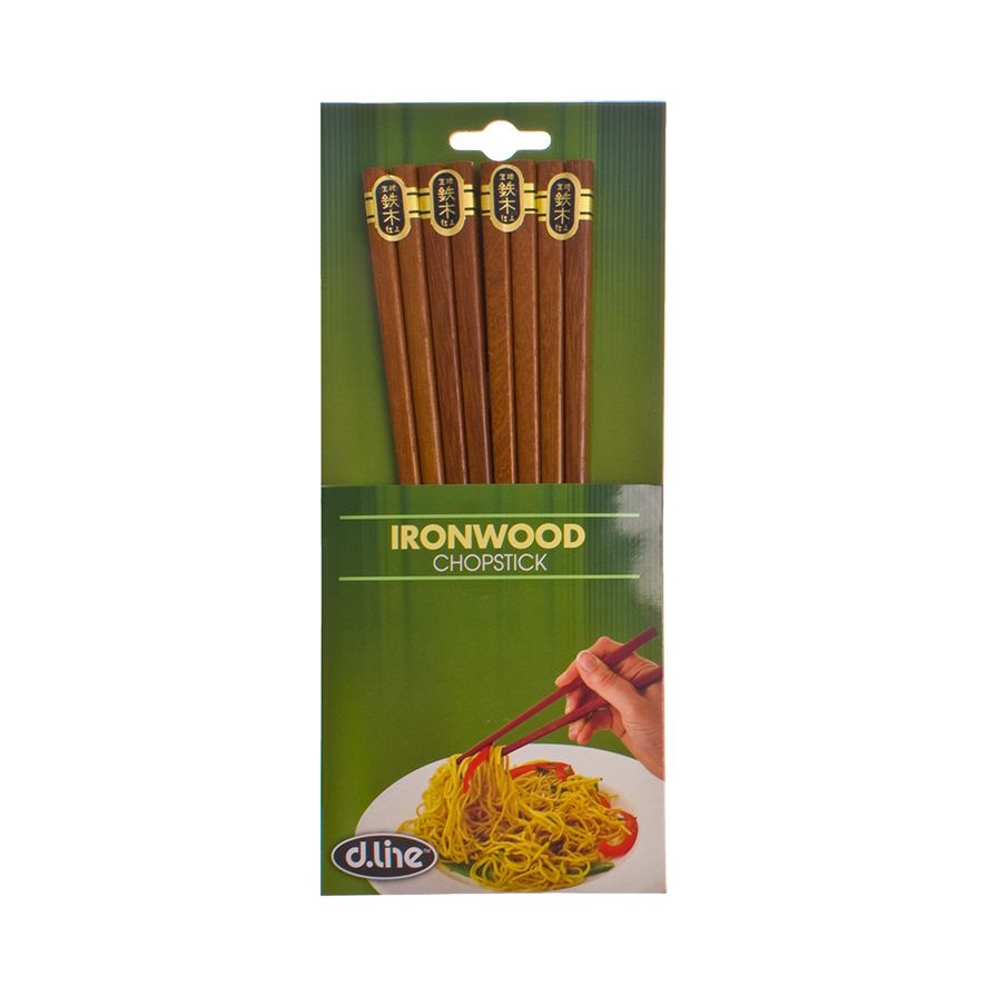 D.line Iron Wood Chopsticks Set 4-3
