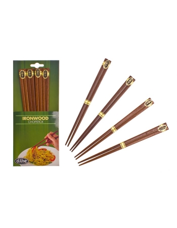 D.line Iron Wood Chopsticks Set 4
