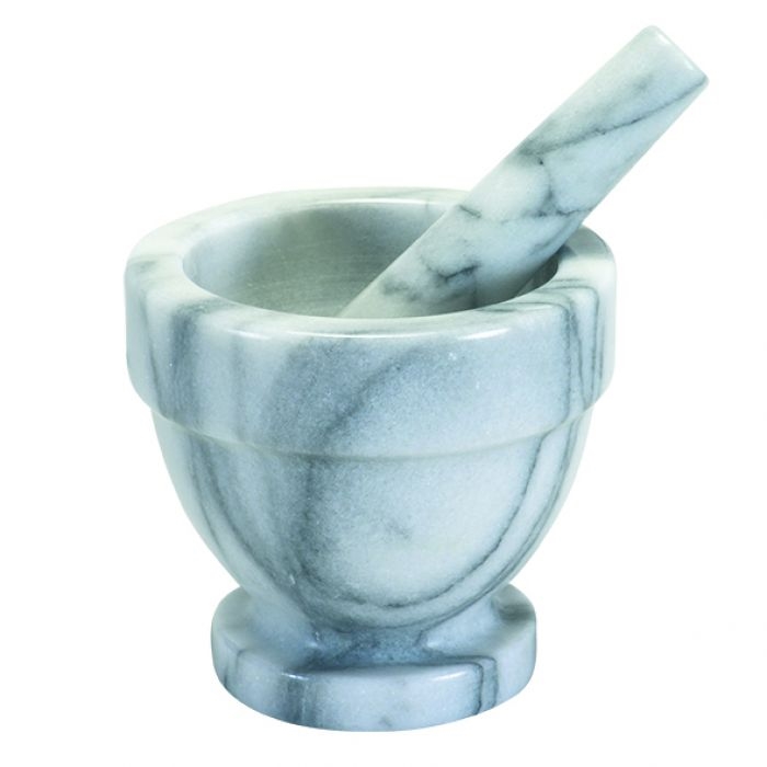 Integra Grey Marble Mortar & Pestle 12cm-1