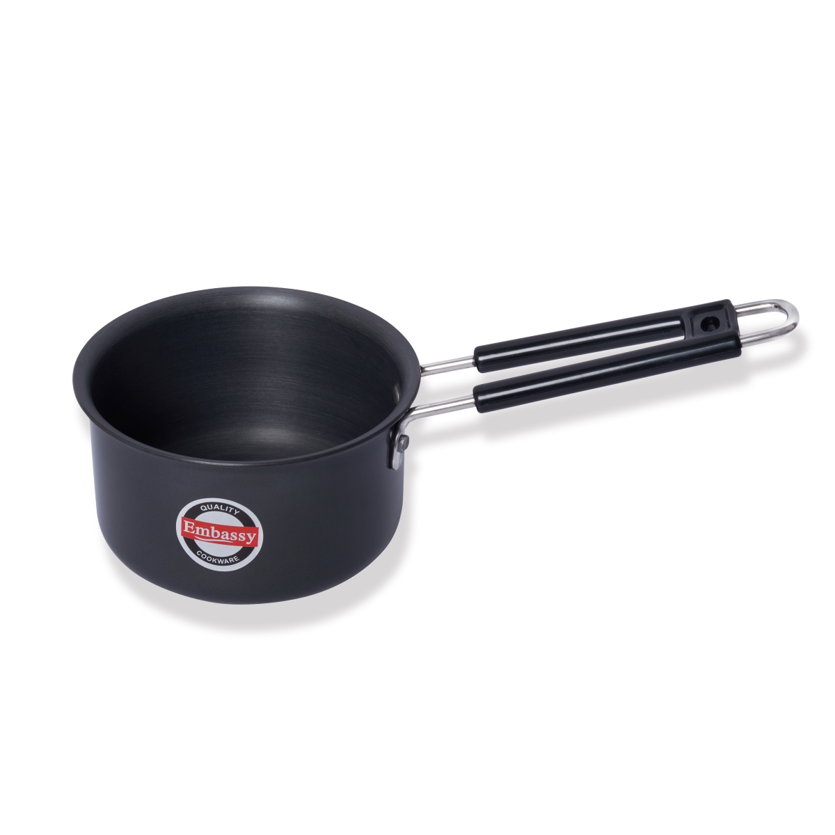 Saucepan Flat - Aluminium Hard Anodized Induction Base (Size-10)-1