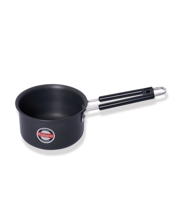 Saucepan Flat - Aluminium Hard Anodized Induction Base (Size-10)