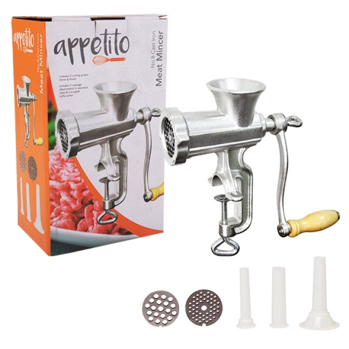 Appetito Cast Iron Meat Mincer No. 8-1