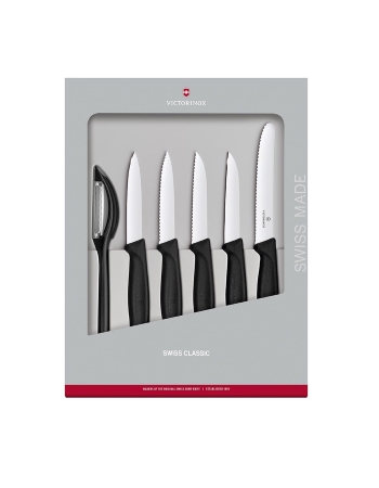 Victorinox Paring Knife Set 6pc Black