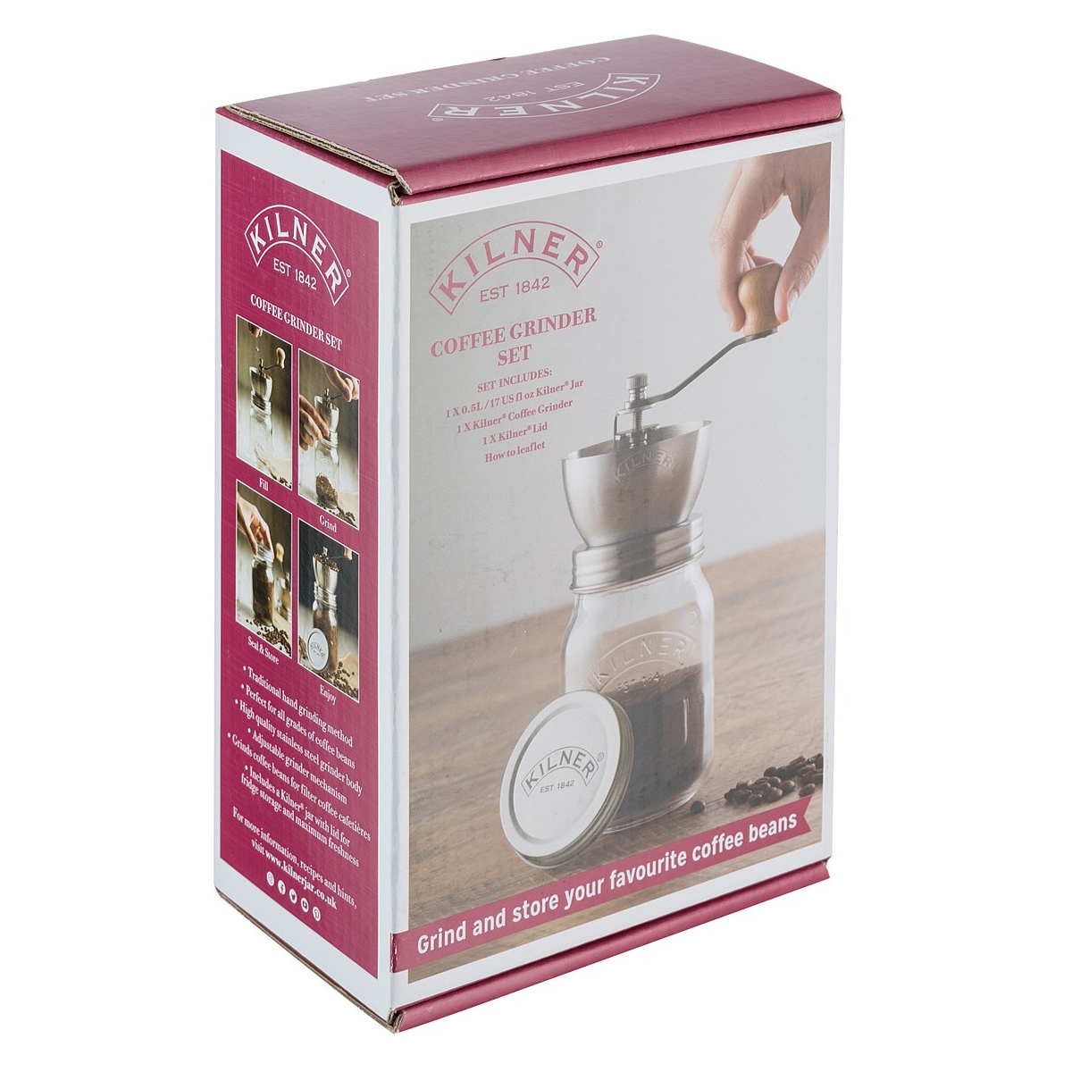 Kilner Coffee Grinder 500ml-3