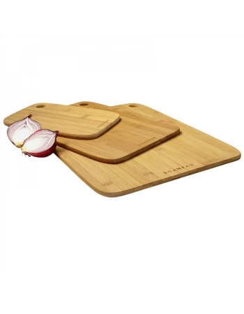 Scanpan Bamboo Cutting Board Set 3pc 