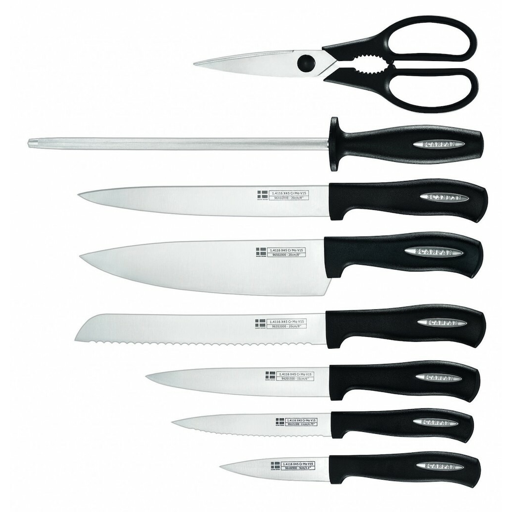 Scanpan Microsharp 9-Piece Knife Block Set-3