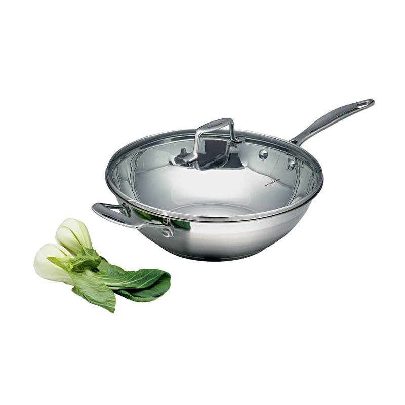 Scanpan Impact Wok with Lid 32cm -2