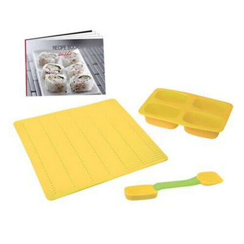 Appetito 4 Piece Silicone Sushi Gift Set (W/ Recipe Book)-3