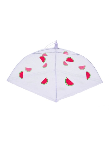 Appetito Square Nylon Net Food Cover 48cm - Watermelon