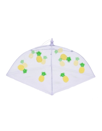 Appetito Square Nylon Net Food Cover 48cm - Pineapple