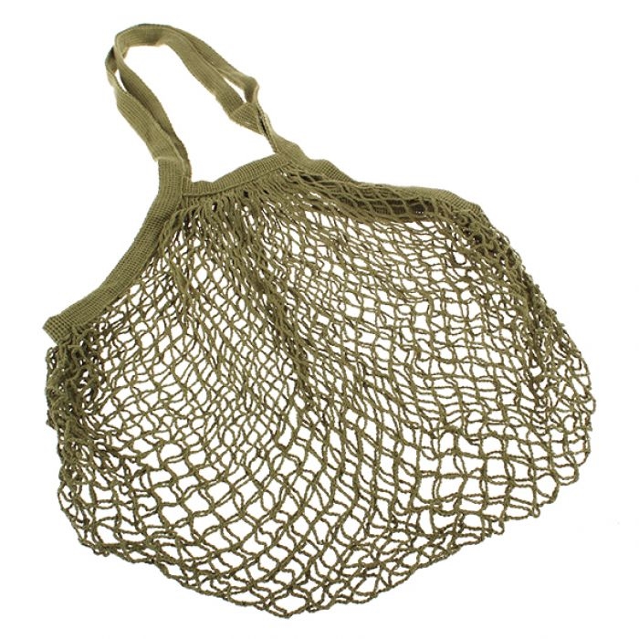 Sachi Cotton String Bag Long Handle - Avocado-1