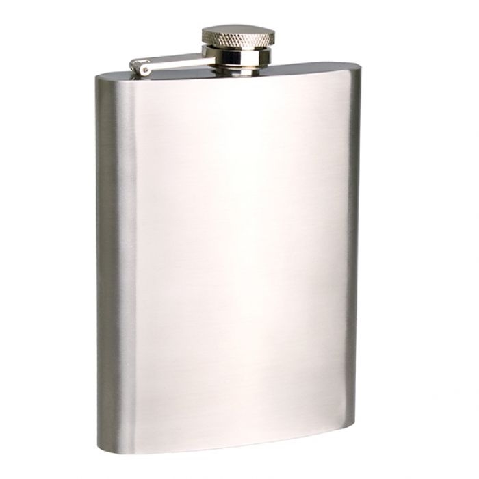 Bartender Stainless Steel  Hip Flask236ml - Satin-1