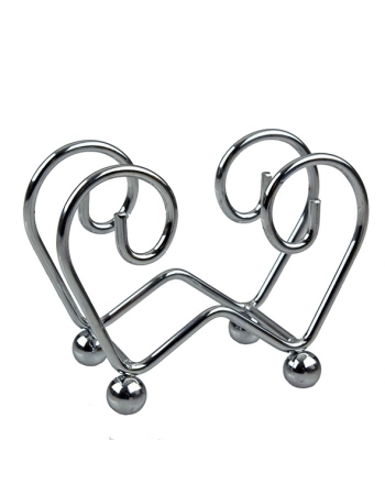 Ntrée Scroll Upright Napkin Holder - Chrome