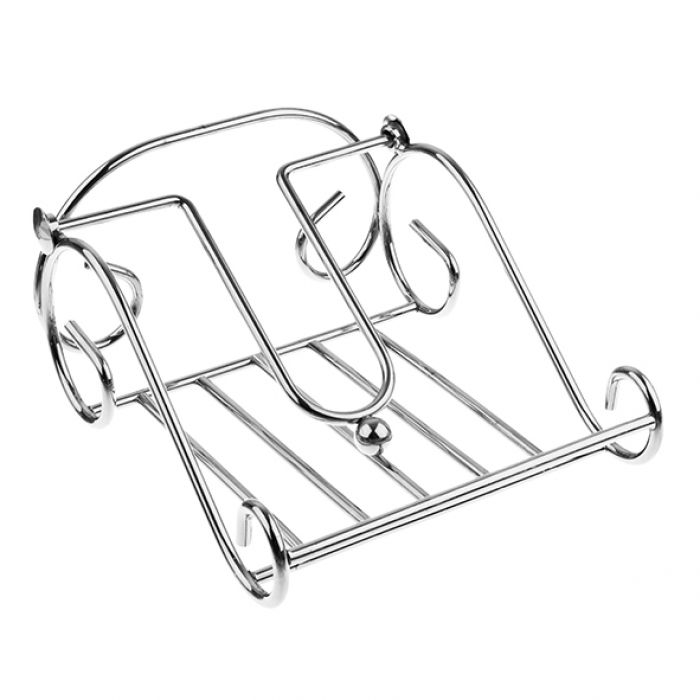 Entree Scroll Napkin Holder Chrome-1