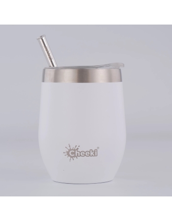 Cheeki Insulated Wine Tumbler 320ml Spirit White