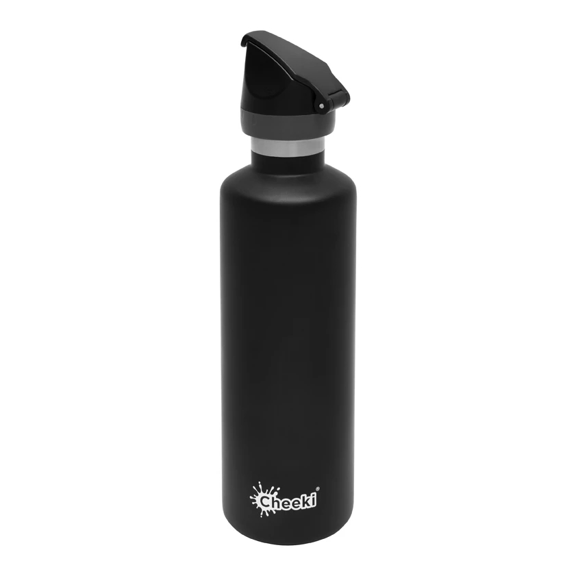 Cheeki Insulated Active Bottle 600ml - Matte Black-1