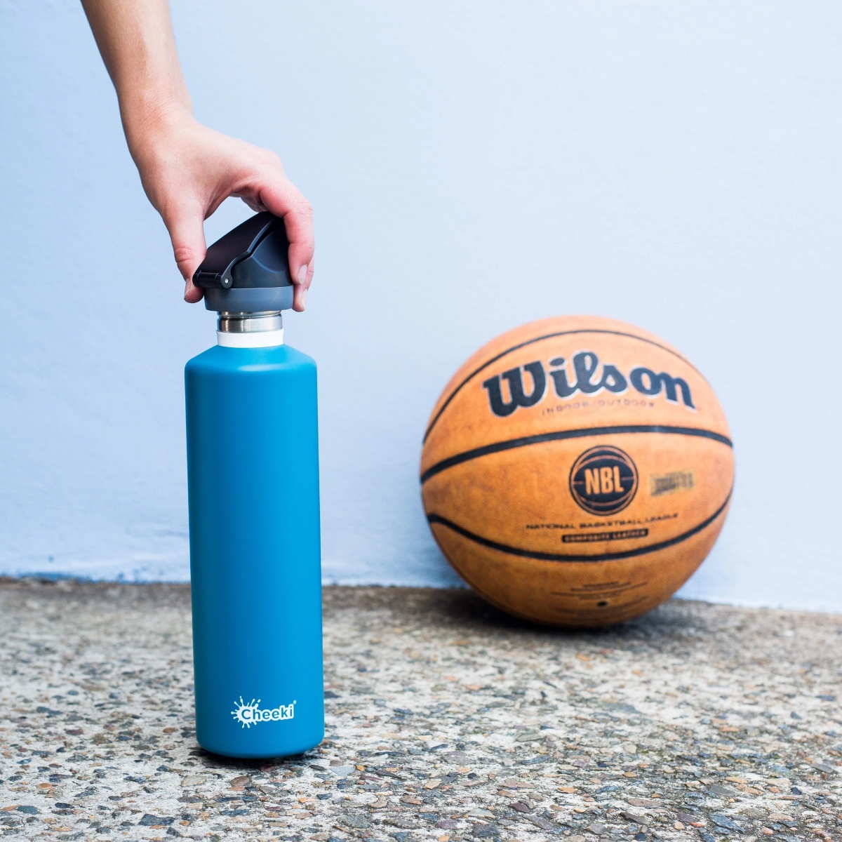 Cheeki Single Wall Active Bottle 1 Litre - Topaz-2
