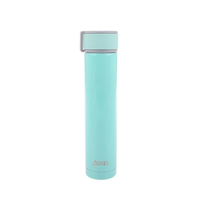 Oasis Skinny Mini Stainless Steel Insulated Drink Bottle - Mint (250ml)