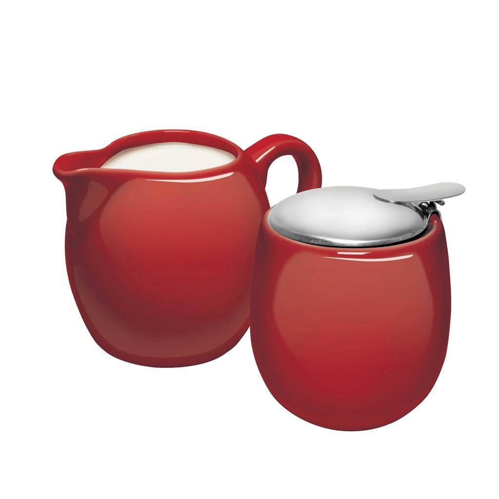 Avanti Camelia Milk & Sugar Set - Red-3