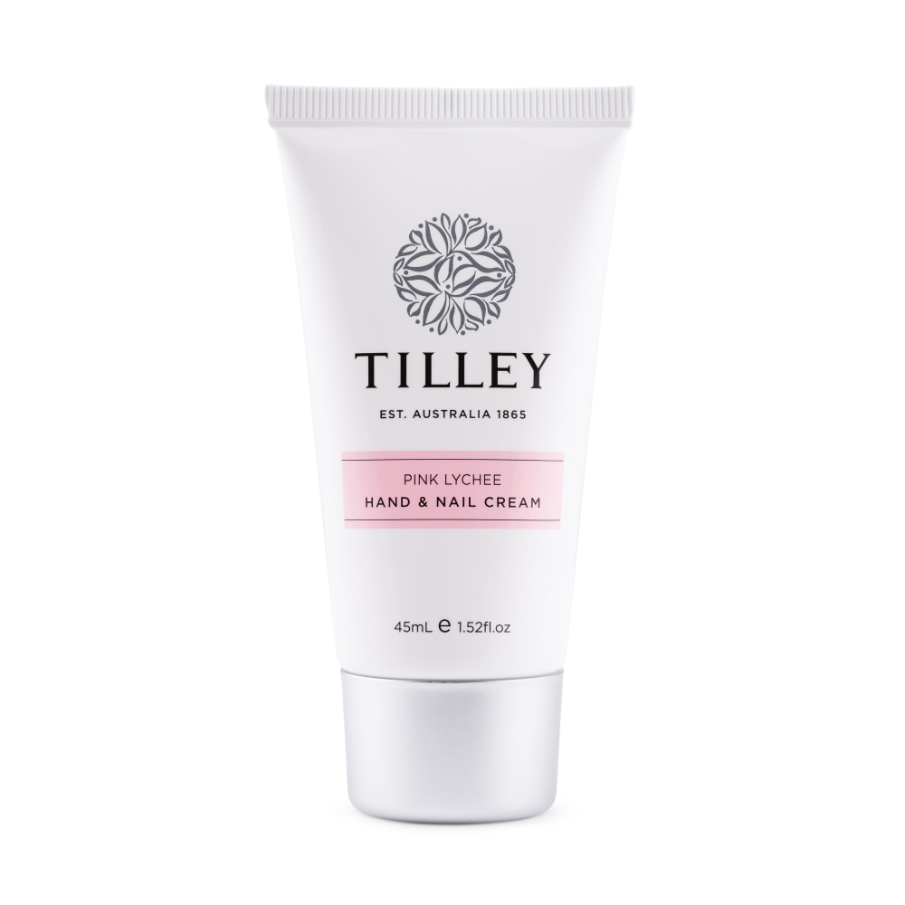 Tilley Pink Lychee Deluxe Hand & Nail Cream 45mL-4