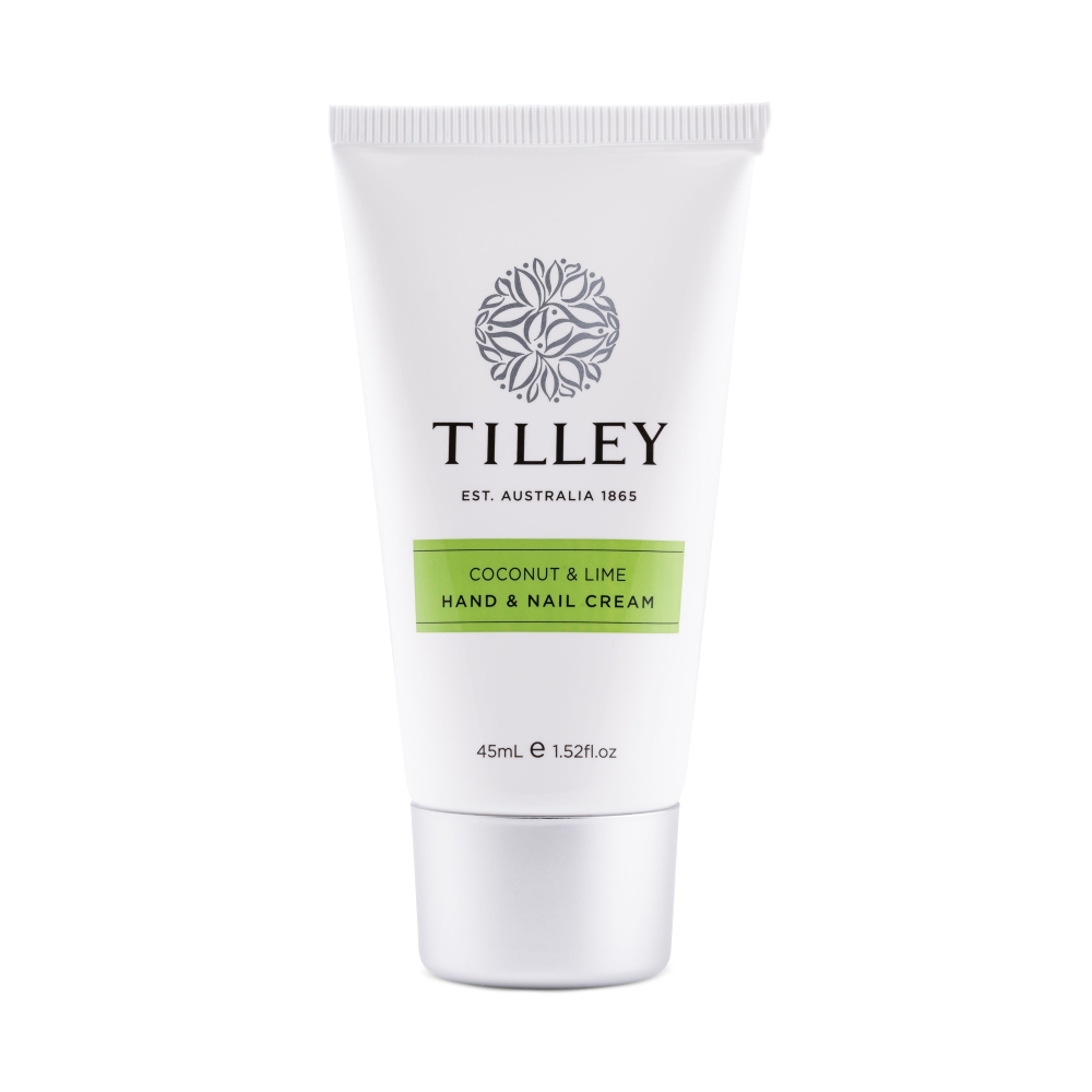 Tilley Coconut & Lime Deluxe Hand & Nail Cream 45mL-1
