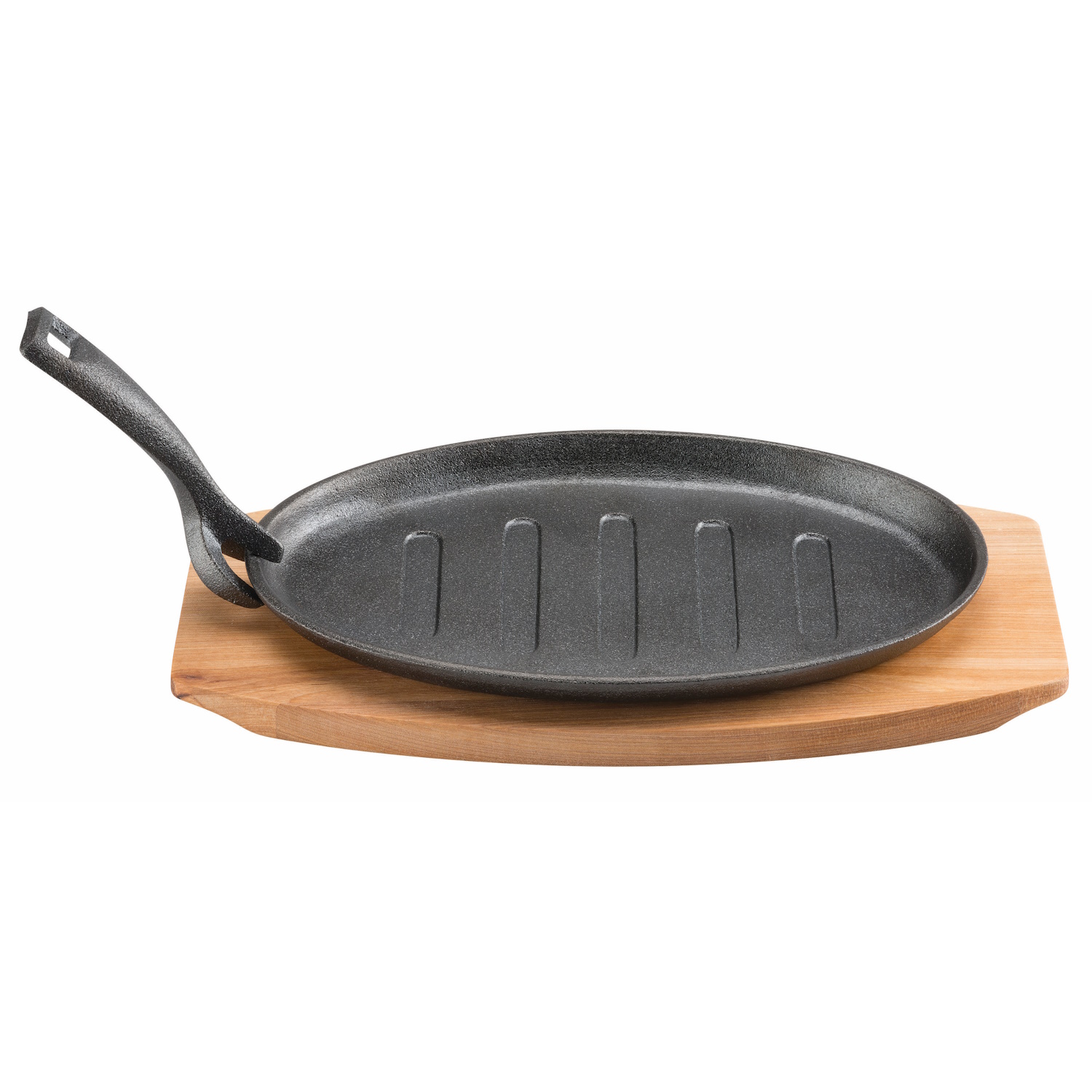 Pyrolux Pyrocast Oval Sizzle Plate With tray -3