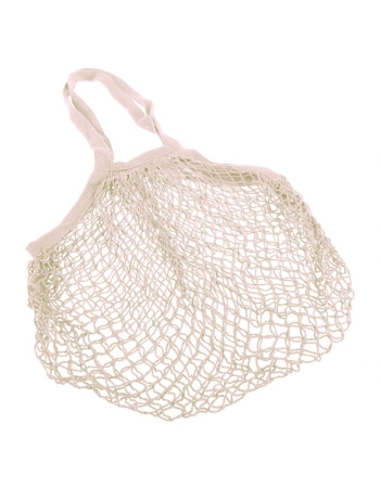 Sachi Cotton String Bag Long Handle - Natural
