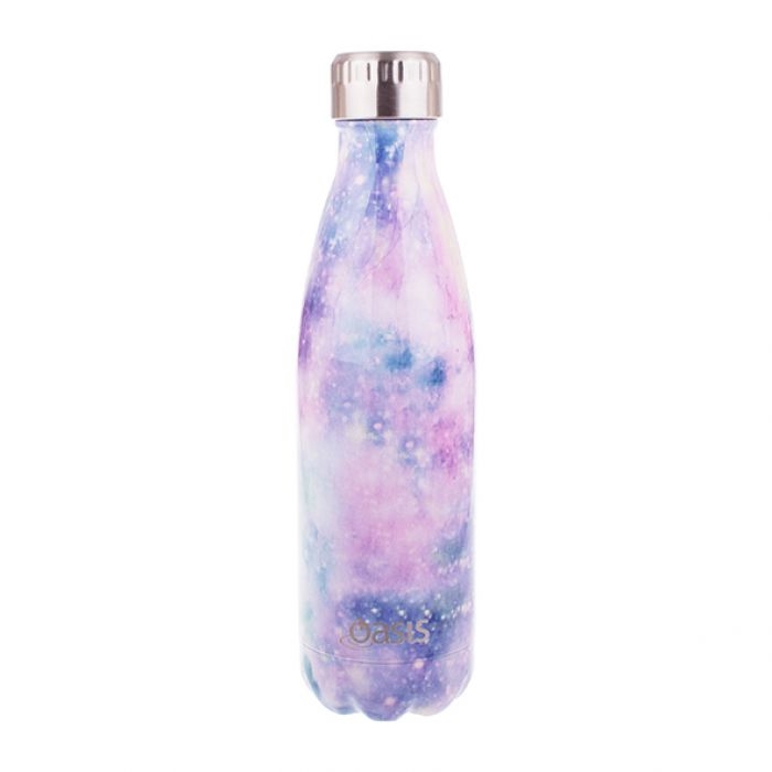 Oasis Stainless Steel Double Wall Insulated Drink Bottle 500ml - Galaxy