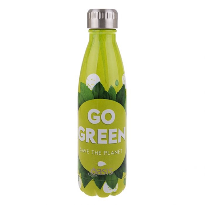 Oasis Stainless Steel Double Wall Insulated Drink Bottle 500ml - Go Green-2