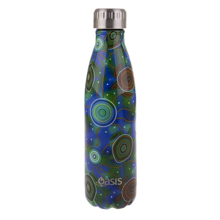 Oasis Stainless Steel Double Wall Insulated Drink Bottle 500ml - Sea Turtles-2