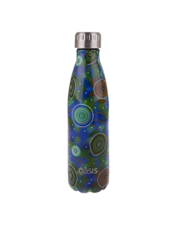 Oasis Stainless Steel Double Wall Insulated Drink Bottle 500ml - Sea Turtles