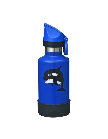 Cheeki Insulated Kids Bottle 400ml - Oska the Orca