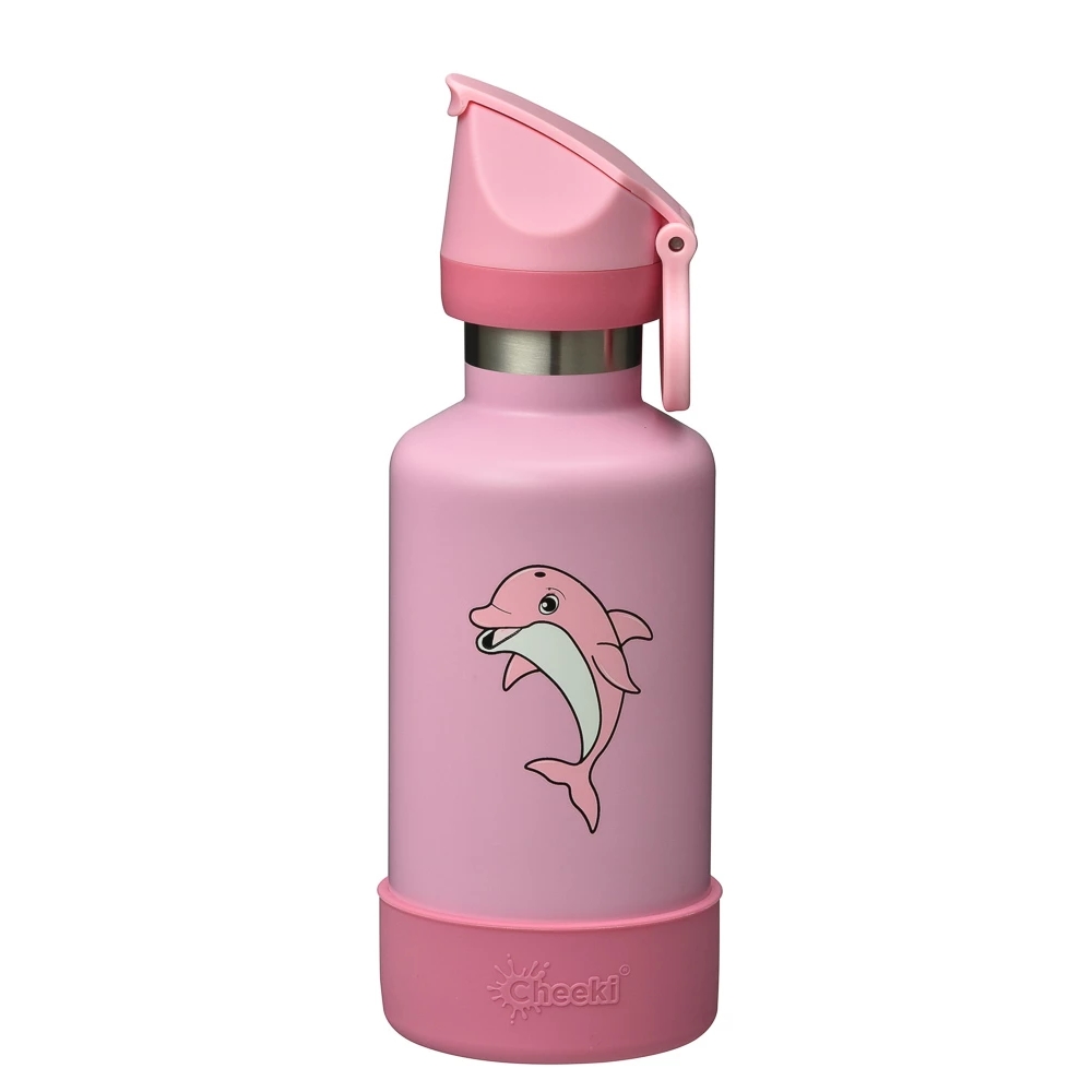 Cheeki Insulated Kids Bottle 400ml - Dani the Dolphin-1