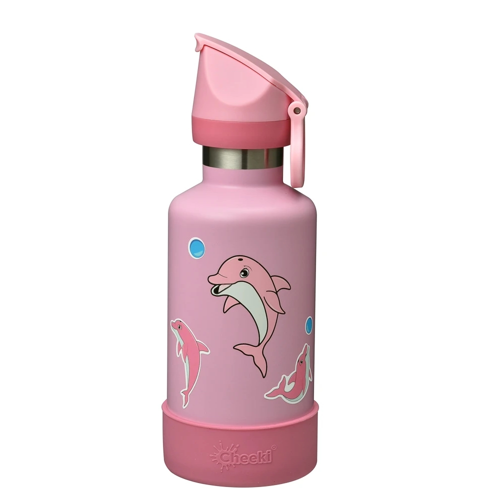 Cheeki Insulated Kids Bottle 400ml - Dani the Dolphin-2