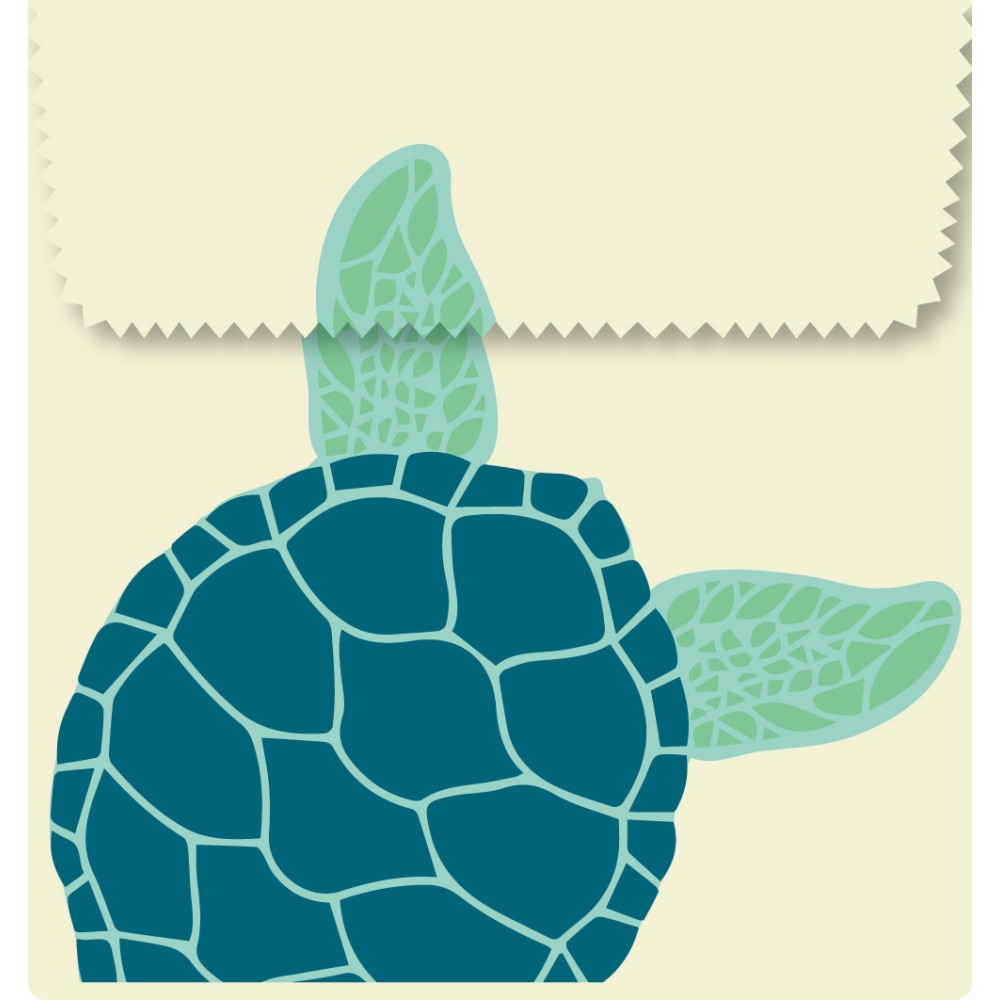 Karlstert Natural Beeswax Sandwich Pouch Turtle Set of 2 -2