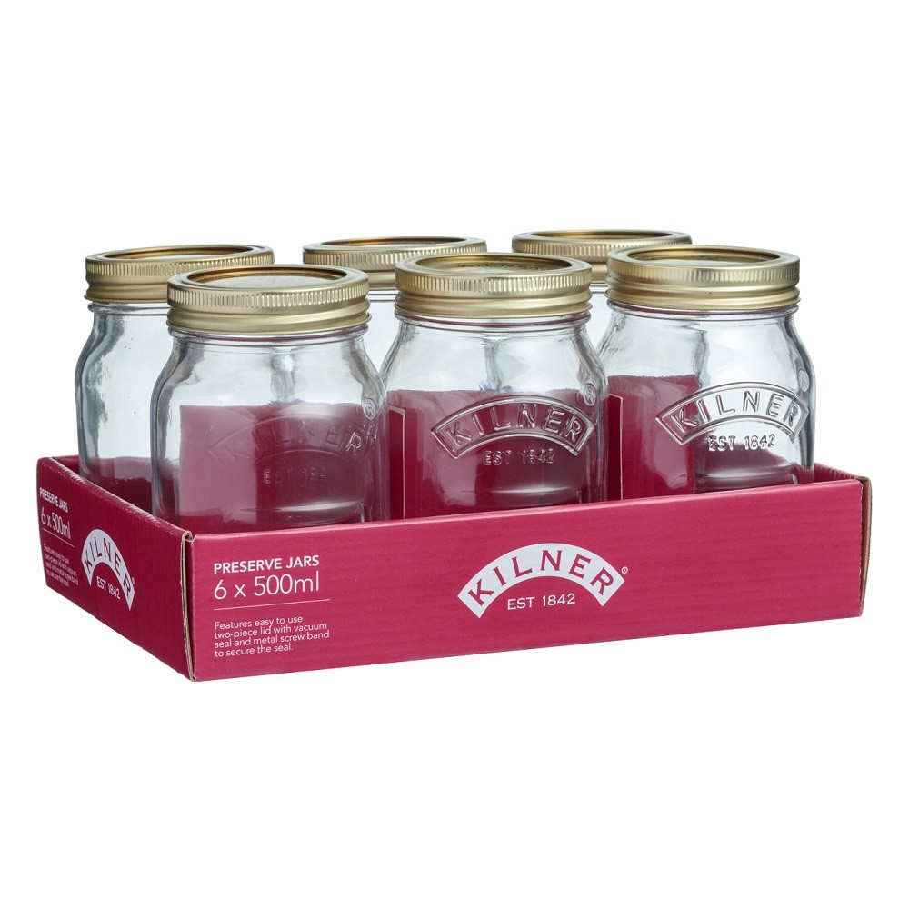 Kilner Genuine Preserve Jar 250ml Set of 6 -1