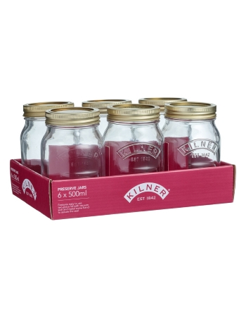 Kilner Genuine Preserve Jar 250ml Set of 6 