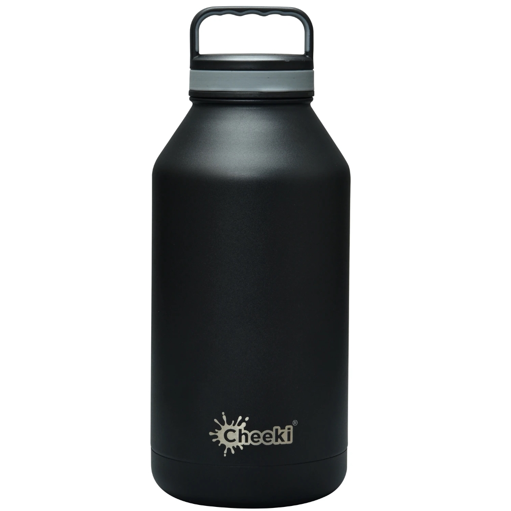 Cheeki Chiller Insulated Bottle 1.9L Black-1