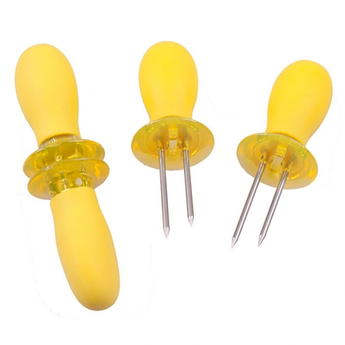 Avanti Soft Grip Corn Holders Set 4 - Yellow-2