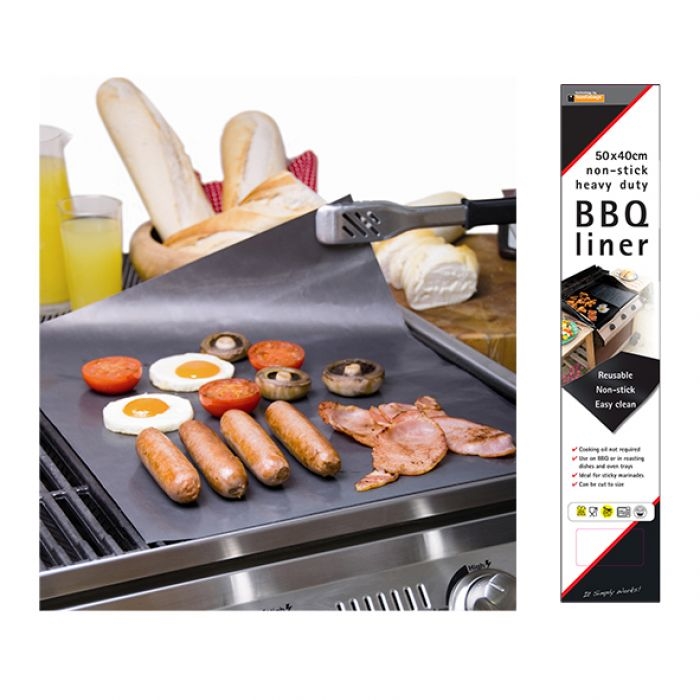 Toastabag Non-Stick Heavy Duty Reuseable BBQ Liner 40x50cm - Black-4