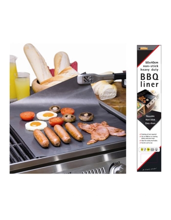 Toastabag Non-Stick Heavy Duty Reuseable BBQ Liner 40x50cm - Black