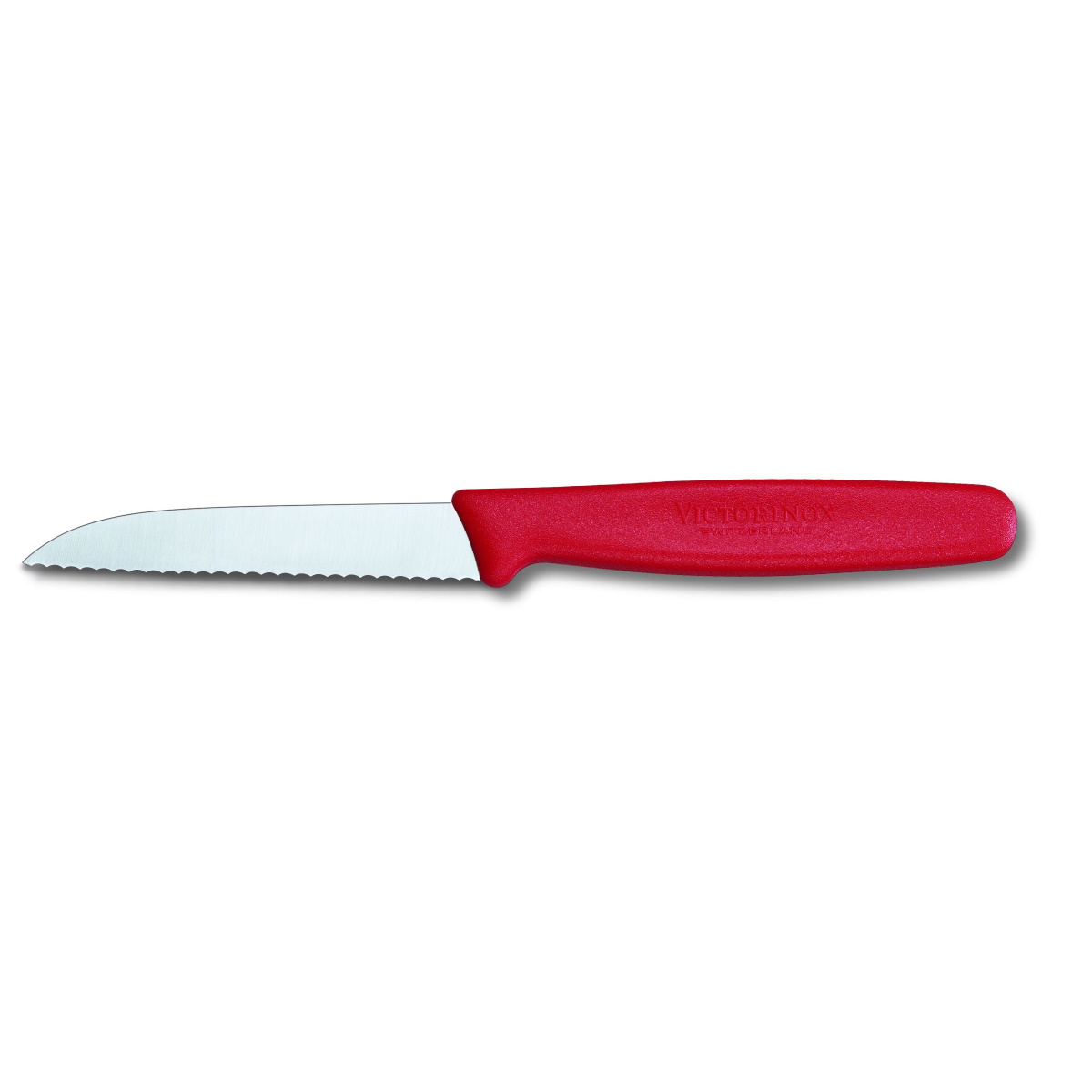 Victorinox Pointed Paring Knife Wavy Red 8cm 