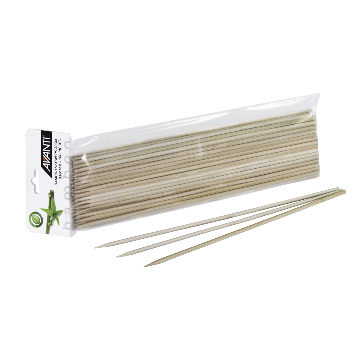 Avanti Bamboo Skewers 30cm Set 100pce